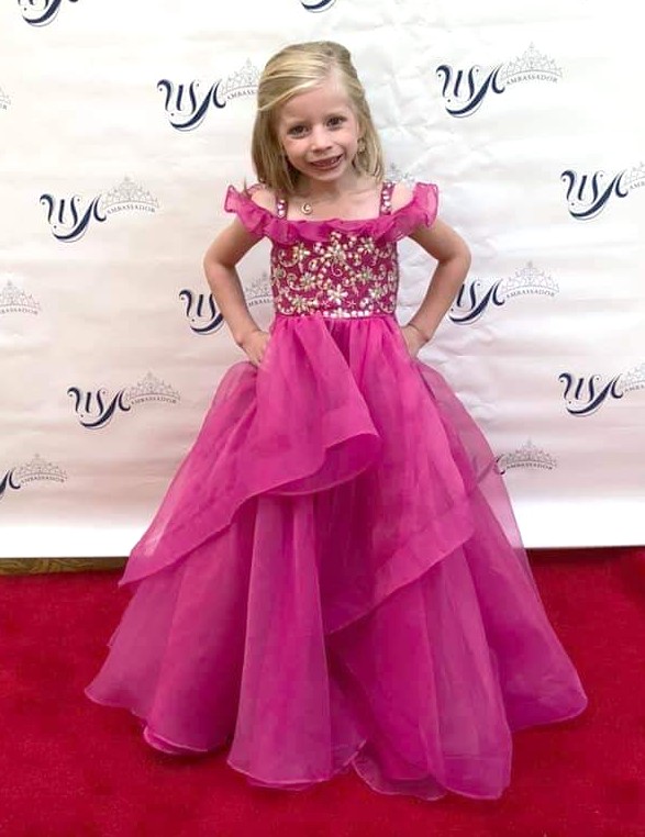 Beauty pageant dresses for 5 year old best sale